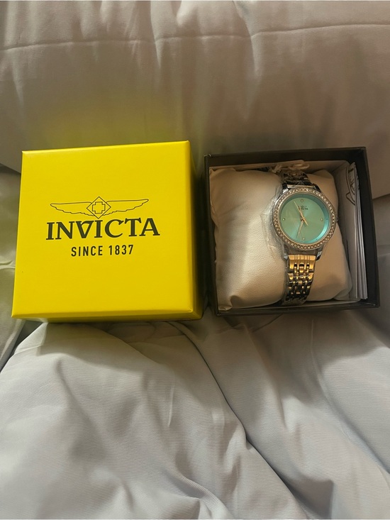 Invicta Jewelry - Invicta Two-Tone Watch with Turquoise Dial